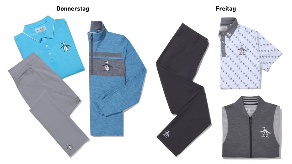 Cam Smiths Outfits für die beiden ersten Tage der Open Championship 2023. (Foto: Original Penguin Golf)