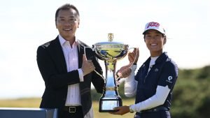 Celine Boutier holt sich den Sieg bei der Women's Scottish Open auf der LET Tour. Esther Henseleit wird als 20. beste Deutsche. (Quelle: Getty)