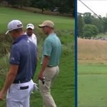 Justin Thomas, Adam Scott und Shane Lowry mit bizarrer Diskussion. (Quelle: PGA Tour)