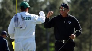 Phil Mickelson teete schon des Öfteren in Augusta auf. (Foto: Getty)