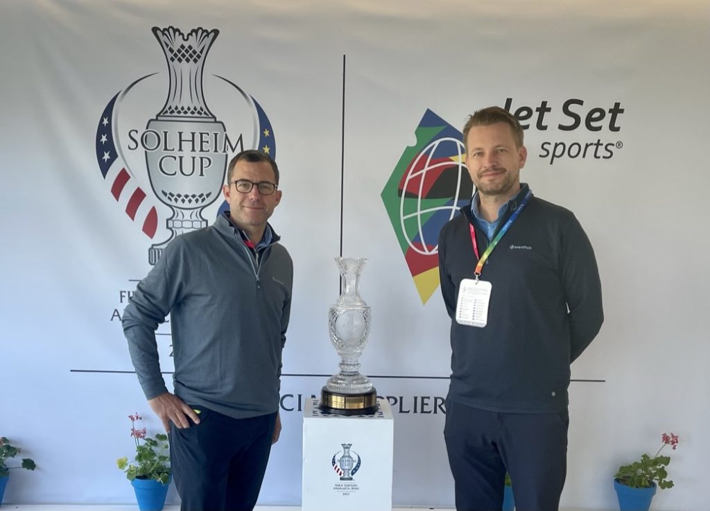 Christian Szczensny (l.) und Hendrik Finger beim Solheim Cup. (Foto: Eventhub GmbH)