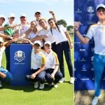 Das siegreiche europäische Team, zu dem auch Peer Wernicke (links) und Helen Briem gehörten (rechts). (Foto: Getty (links), Golf Post (rechts))