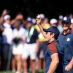 Viktor Hovland locht in seiner Proberunde zum Ryder Cup 2023 zum Hole in One auf einem Par 4. (Foto: Getty)