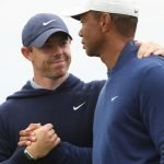 Rory McIlroy (links) und Tiger Woods starten im Januar ihr Arena-Spektakel. (Foto: Getty)