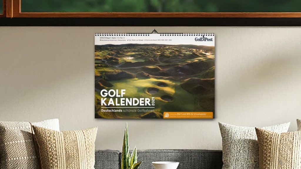 Der Golfkalender 2024 mit den schönsten Golfanlagen in Deutschland und Österreich. (Bild: Golf Post)