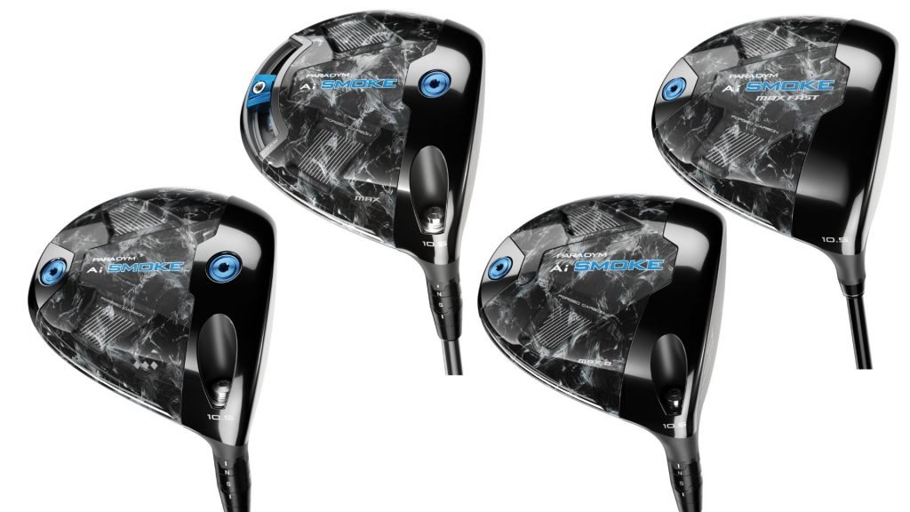 Die vier Modelle des Callaway Paradym Ai Smokes Drivers 2024. (Foto: Callaway)