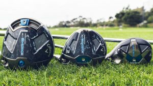 Die Callaway Ai Smoke Driver, Fairwayhölzer und Hybriden der Saison 2024. (Foto: Callaway)