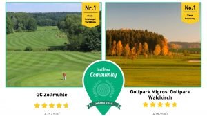 Der GC Zollmühle und Golfpark Waldkirch wurden in der Kategorie Preis-Leistung des Golf Post Community Award ausgezeichnet.