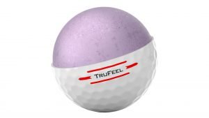 Der Querschnitt des Titleist TruFeel Golfballs. (Foto: Titleist)