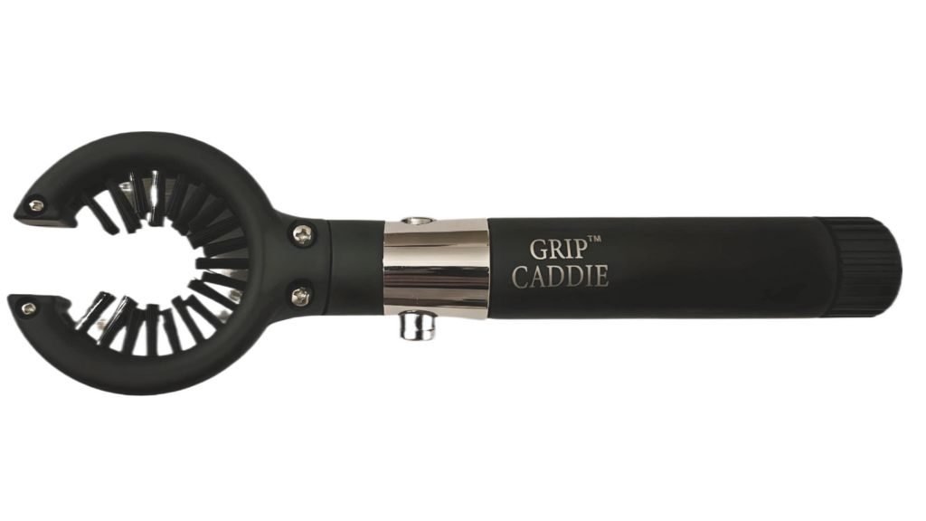 Der GripCaddie™ dient der Säuberung des Schlägergriffs. (Copyright: Gripcaddie.com)