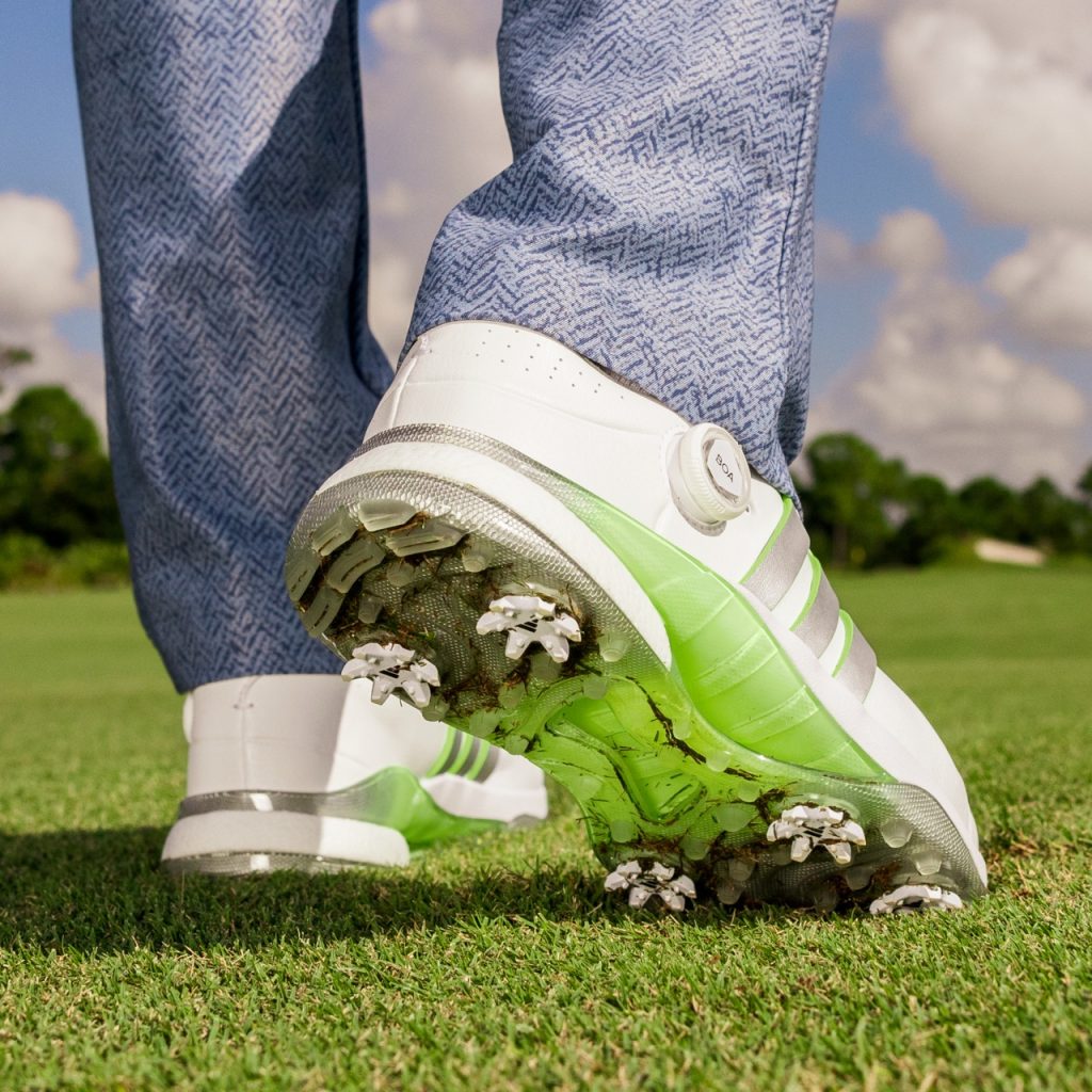Die THINTECH 7-Spike-Sohle des adidas Tour360 Golfschuhs. (Foto: adidas)