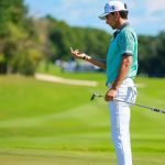 Joaquin Niemann musste beim Auftakt der LIV Golf League wohl selbst nachzählen, ob sein sein Ergebnis tatsächlich stimmt. (Quelle: Getty)