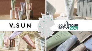 V.SUN ist der offizielle Skincare-Partner der Golf Post Tour 2024. (Foto: Golf Post)