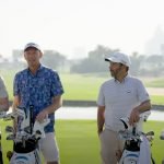 Nick Bachem und Marcel Siem vs. Pablo Larrazábal und Guido Migliozzi. (Foto: DP World Tour)