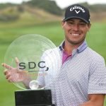 Der Amerikaner Jordan Gumberg gewinnt seinen ersten DP World Tour Titel auf den SDC Championships. (Foto: Getty)