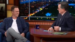 Justin Thomas in der "The Late Show with Stephen Colbert". (Foto: Youtube/@The Late Show with Stephen Colbert)