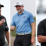 Die Führungsspitze aus Shane Lawry, David Skinns und Austin Eckroat nach der dritten Runde des Cognizant Classic. (Fotos: Getty)