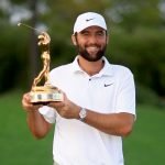Scottie Scheffler nach seinem historischen zweiten Sieg der Players Championship 2024. (Foto: Getty)
