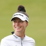 Esther Henseleit positioniert sich auf T9 vor Rundenabbruch der LPGA Tour. (Foto: Getty)