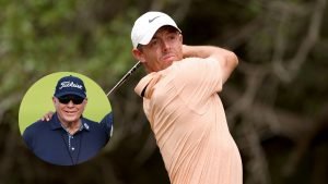 Rory McIlroy trainierte bei Butch Harmon (kleines Foto). (Foto: Getty)