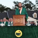 Scottie Scheffler sprach nach dem Sieg beim US Masters 2024 zur Öffentlichkeit. (Foto: Getty)