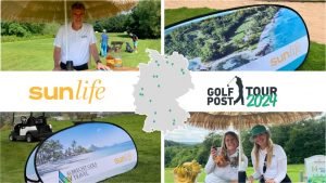 Ermöglicht attraktive Gewinnspiele bei der Golf Post Tour: Sponsor Sunlife.