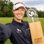 Alexandra Försterling beim Siegerinnen-Selfie nach dem Amundi German Masters der Ladies European Tour. (Foto: Ladies European Tour)