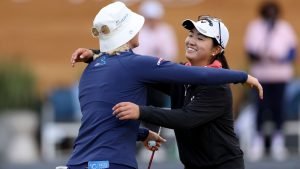 Rose Zhang hat sich in einem knappen Duell auf der LPGA Tour gegen die Schwedin Madelene Sagstrom durchgesetzt. (Quelle: Getty)