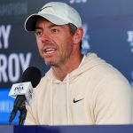 Rory McIlroy bei der Pressekonferenz vor der PGA Championship 2024. (Foto: Getty)
