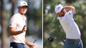 Ludvig Aberg und Stephan Jäger bei der US Open 2024. (Foto: Getty)