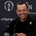 Xander Schauffele auf der Pressekonferenz der British Open 2024. (Foto: Getty)
