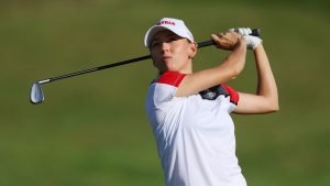 Emma Spitz beim Golfturnier bei Olympia 2024. (Foto: Getty)