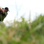 Stephan Jäger auf der dritten Runde des Golfturniers bei Olympia 2024. (Foto: Getty)
