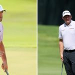 Scottie Scheffler und Sepp Straka auf der ersten Runde der PGA Tour Championship. (Fotos: Getty)
