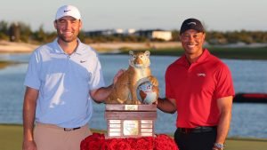 Scottie Scheffler kann sich den neunten Sieg des Jahres auf der PGA Tour holen. (Foto: Getty)