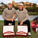Bernhard Langer und Jason Langer verteidigen den Titel der PNC Championship. (Foto: Getty)