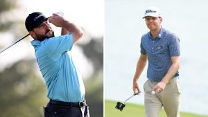 Stephan Jäger (li.) und Jeremy Paul in Runde 2 der Mexiko Open auf der PGA Tour. (Quelle: Getty)