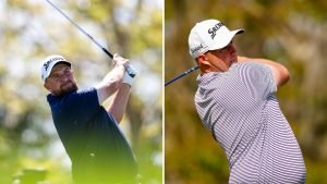 Shane Lowry (li.) und Sepp Straka beim Arnold Palmer Invitational der PGA Tour. (Quelle: Getty)