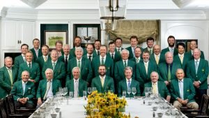 Das Champions Dinner des US Masters 2025. (Foto: TheMasters@twitter)
