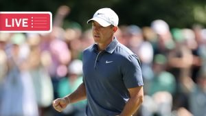 Rory McIlroy beim US Masters 2025 live. (Foto: Getty)