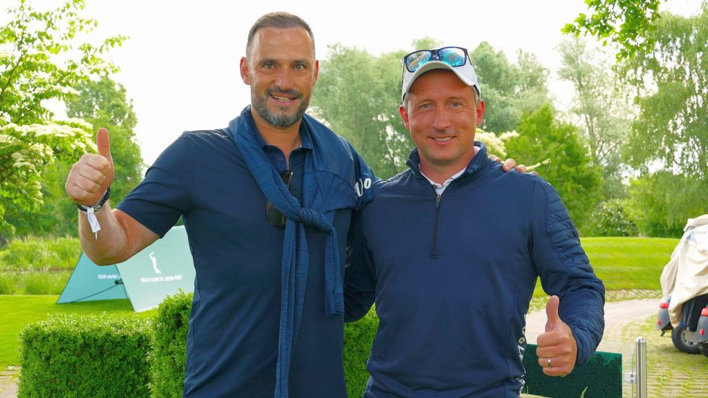 Trainerwechsel beim Meister: Benjamin Schlichting (r.) löst Marco Schmuck als Head-Coach bei St. Leon-Rots Herren ab. (Foto: DGV/Kirmaier)