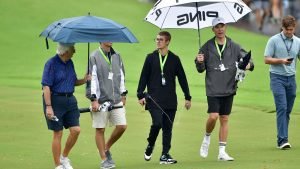 Justin Bieber auf dem Golfplatz zu treffen ist keine Seltenheit. (Foto: Getty)