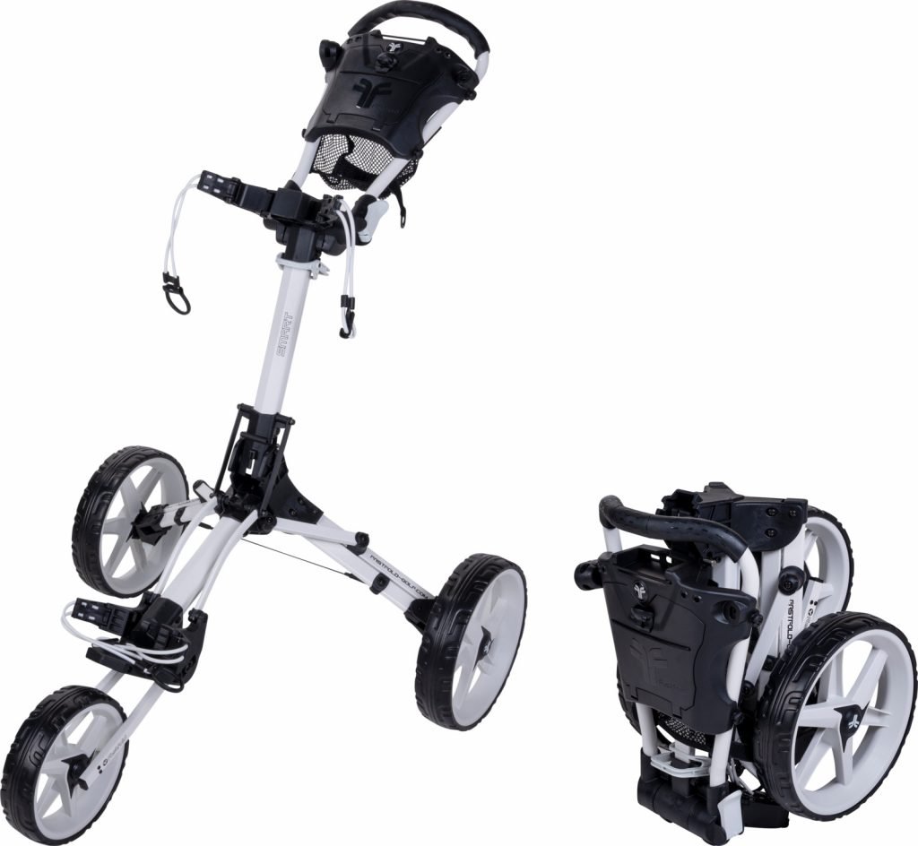 Der FastFold SMART Trolley in weiß. (Foto: FastFold)