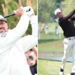 Bryson DeChambeau spielt sich bei LIV Golf Korea in Führung, während Martin Kaymer kämpfen muss. (Fotos: Getty)