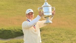 Maja Stark gewinnt die US Women's Open – ihr erstes Major auf der LPGA Tour. (Foto: Getty)