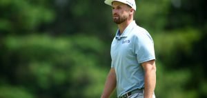 Wyndham Clark zerstört nach dem Cut-Aus bei der US Open 2025 mehrere Spinde. (Foto: Getty)