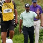 John Parry nach seinem Hole-in-One bei der British Open. (Foto: Getty)