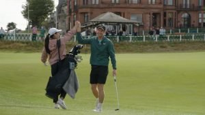 Andy Murray locht mit Callaway am Old Course einen Eagle-Putt- (Foto: Twitter@Callaway)