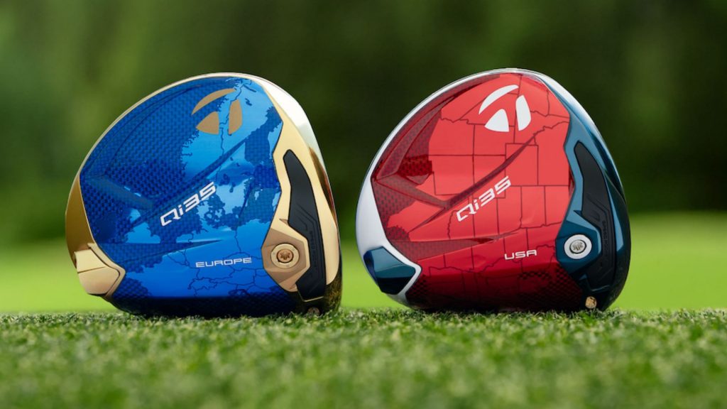 Die limitierten TaylorMade iQ35 Driver anlässlich des Ryder Cups. (Foto: TaylorMade)