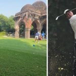 Viktor Hovland genießt seine Zeit bei der DP World India Championship mit ein Sightseeing (Foto: X/dpworldtour und Getty